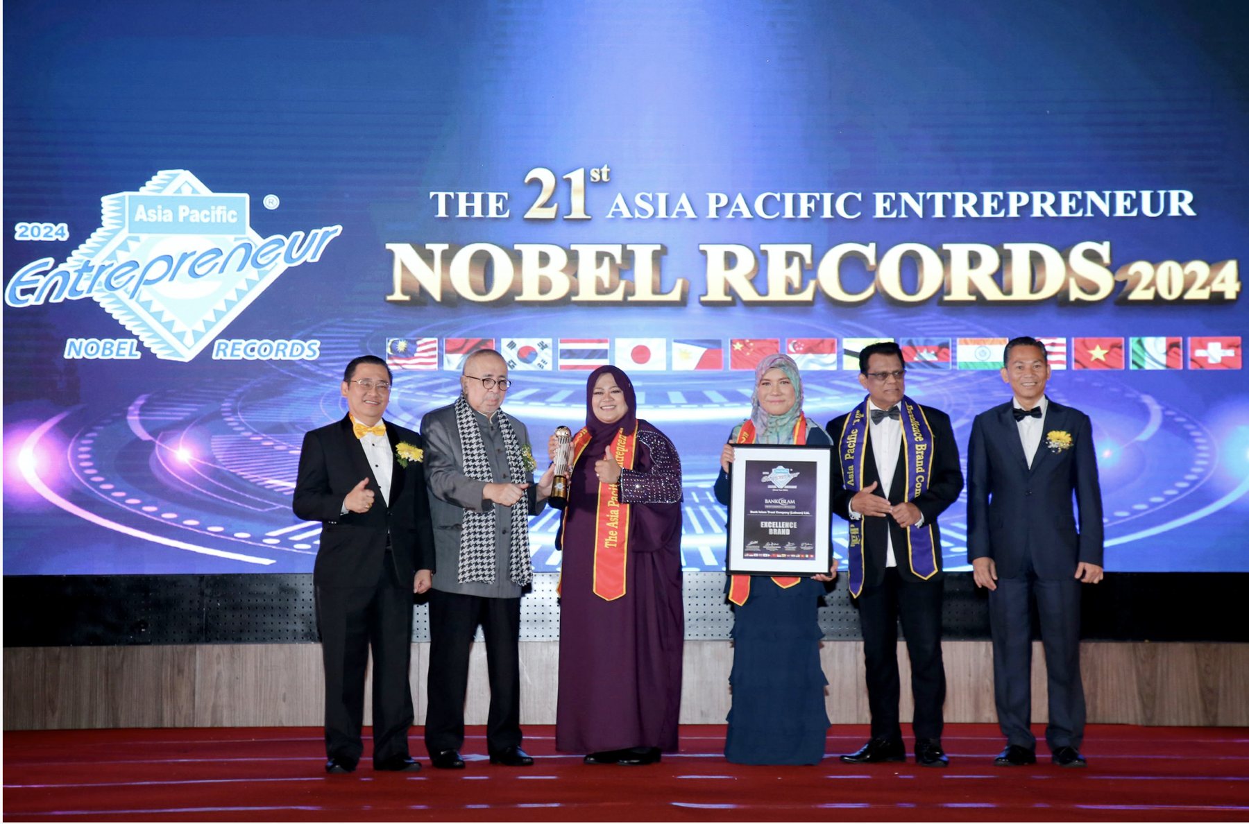 Excellent Brand Award — 21st Asia Pacific Entrepreneur Nobel Records 2024